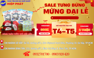TRUNG TÂM GIÁO DỤC NGHỀ NGHIỆP HIỆP PHÁT - ƯU ĐÃI LỚN NHÂN DỊP 30/4 & 1/5 