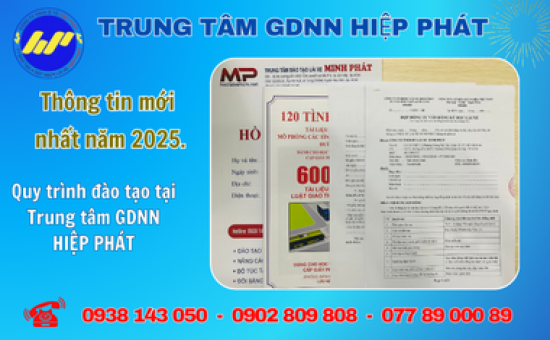 Quy Trình Học tại Trung Tâm GDNN Hiệp Phát!
